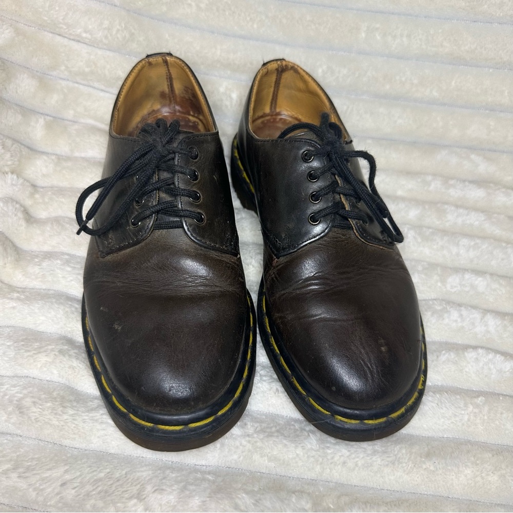 Dr. Martens Brown Leather lace up loafers Sz 7